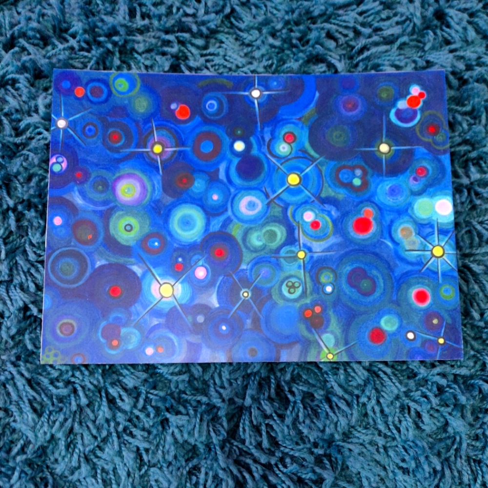Summer Blue Star Art Print Atronomy